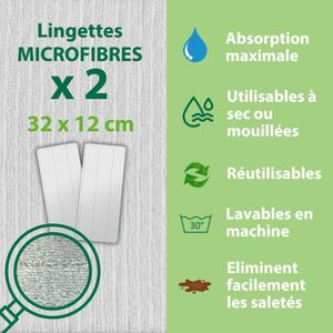 Lot De 25 Recharges Jetables Pour Balai Swiffer Power Mop - Recharges