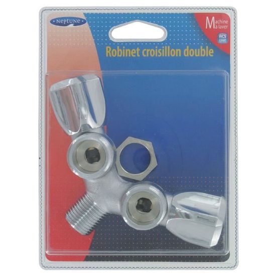 Robinet double inclin/é Neptune