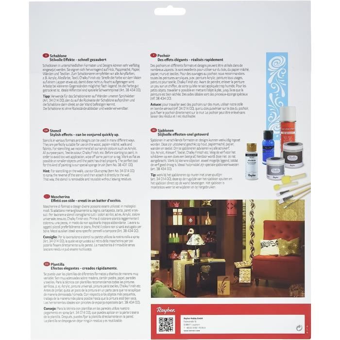 Rayher pistola colla a caldo, a batteria senza fili, a bassa