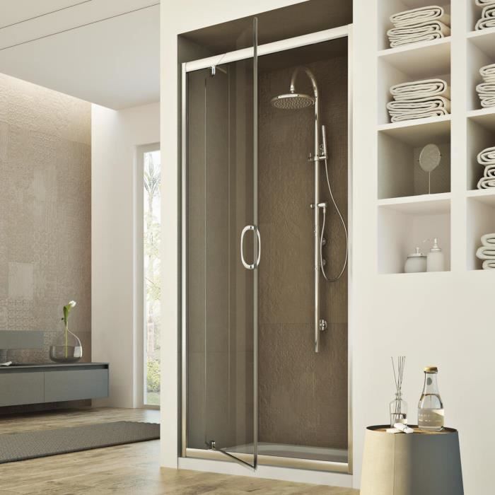 Cabine Douche 75x75 H198 Opaque 6mm mod. Alabama