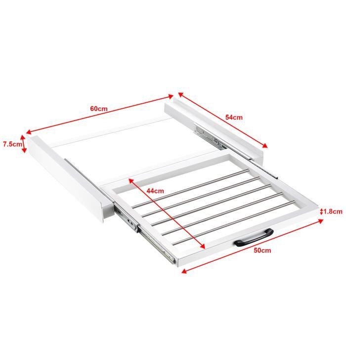 Kit Superposition Lave-Linge Séche-Linge HOME EQUIPEMENT – Avec Tiroir 80x150