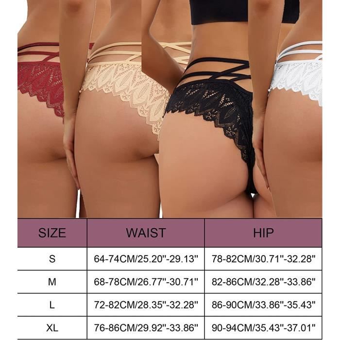 Taille string femme online