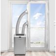 GOBRO4M Joint de Fenêtre Kit De Calfeutrage Pour Climatiseurs Mobiles et Sèche-linge Blanc-2