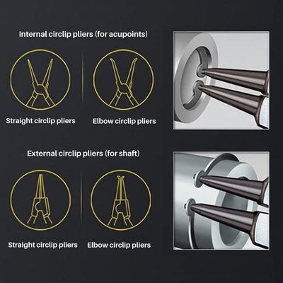 Pince à Anneau élastique 4 En 1 SURENHAP - Acier Haute Teneur En