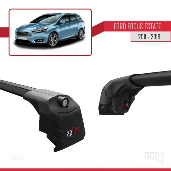 Barres De Toit En Aluminium Adapté Pour Seat Leon ST Mk III