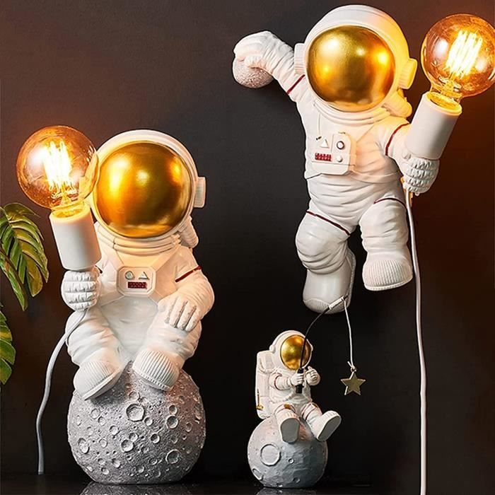 Led astronaute lampe de bureau lampe murale, des enfants avec bouchon et  commutateurs, moderne décoratif explorer éclairage,[154] - Cdiscount  Puériculture & Eveil bébé