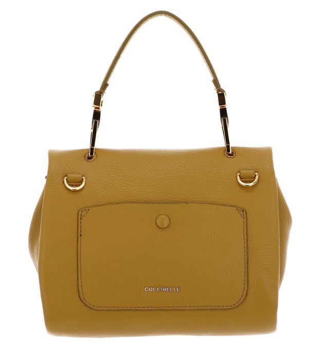 Sac à Main Coccinelle En Cuir Vintage – Noir, Porté épaule, Occasion En Très Bon état