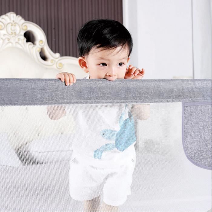 Barrière De Lit Enfant TRMLBE Barrière De Lit De 50 Cm Pour Bébé - Réglable En 5 Positions De Barriere De Lit