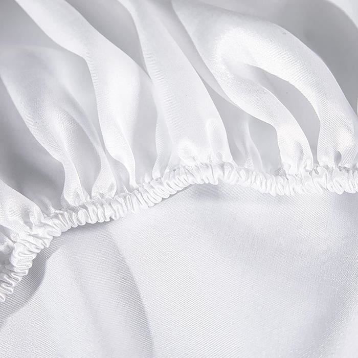 Ensemble De Draps Respirants En Coton Pour Lit Double Et Queen Sans