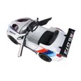 Voiture électrique enfant BMW M6 GT3 Blanc - Siège en cuir - MP3 + USB + Télécommande-3