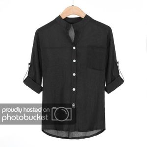 Chemise femme col montant Cdiscount