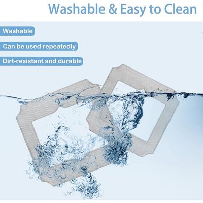 10 Pièces Lingettes Microfibre De Rechange Pour Ecovacs Winbot Mini – Chiffons W-CC02-0012 Haute Absorption Pour Robot Lave-Vitre Chiffon Ecovacs Winbot