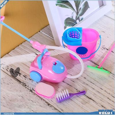 HEMOTON Mini Balai Et Vadrouille – Accessoires De Nettoyage Pour Maison De Poupée – Échelle 1:12 – Jouet éducatif Et Décoratif