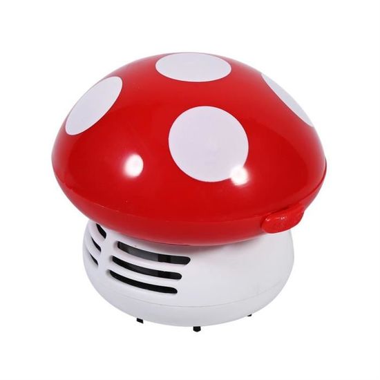 Mini Aspirateur Pour Bureau Table Clavier En Forme De Champignon Rouge Achat Vente Aspirateur A Main Cdiscount