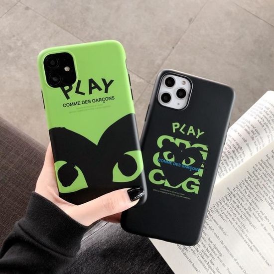 comme des garçons play verte