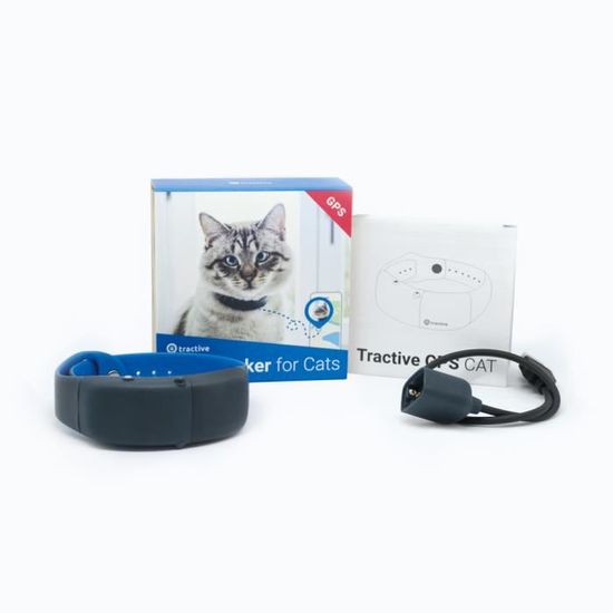 Tractive Collier Gps Chat Avec Mecanisme De Rupture Suivi D Activite Etanche Portee Illimitee Traceur Gps Pour Chat Cdiscount Animalerie