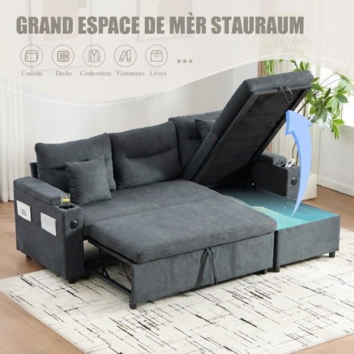 Canap Convertible Coffre