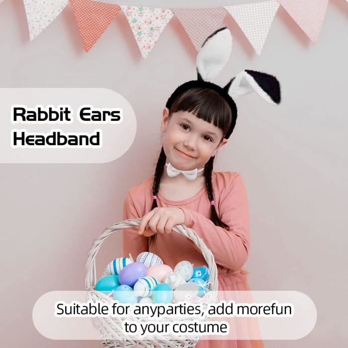 Déguisement Carnaval Femme: Tutu + Serre-tête Oreilles + Nœud Papillon