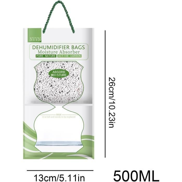 16 Sacs Déshumidificateurs - Absorbeur D'Humidité Pour Armoire, Placard, Salle De Bain - Anti-Moisissure Et Odeurs
