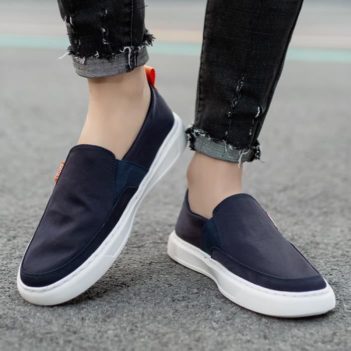 Chaussures de toile homme JS Bleu Leger Tete ronde