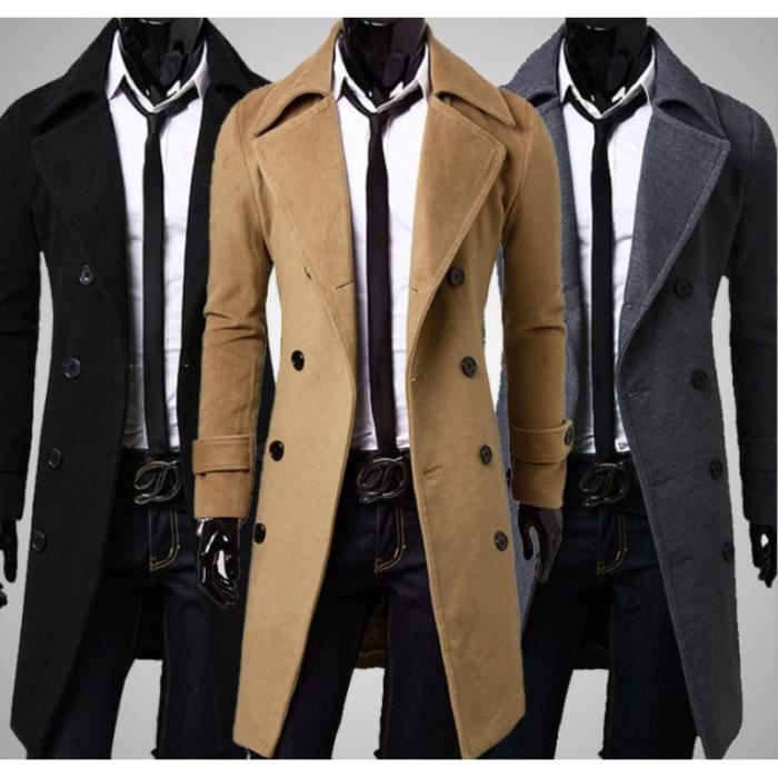 Veste long shop homme