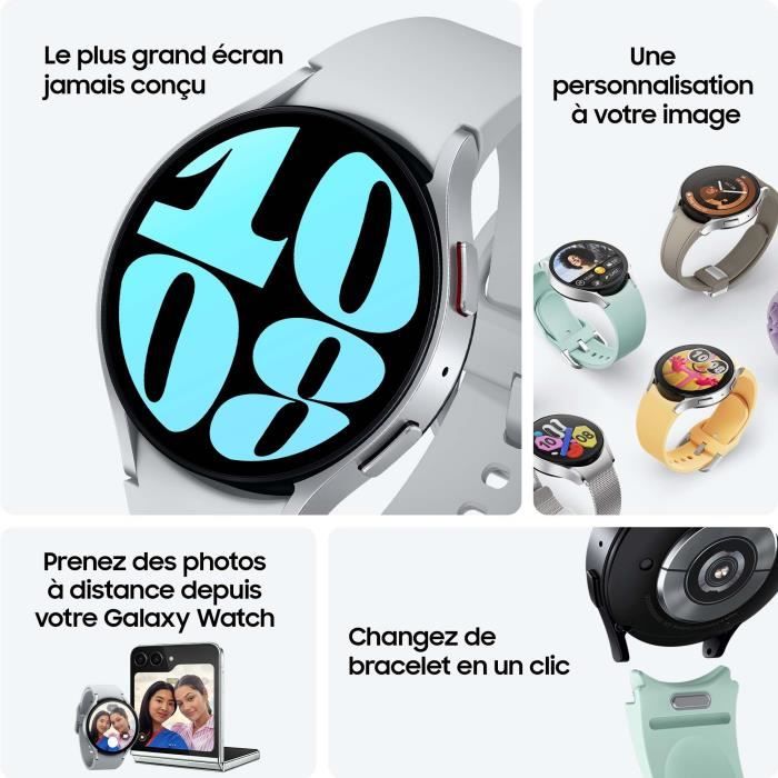 SAMSUNG Galaxy Watch6 40mm Creme Bluetooth Cdiscount T l phonie