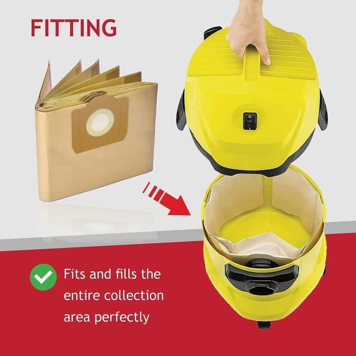 Sac aspirateur karcher wd3p sales