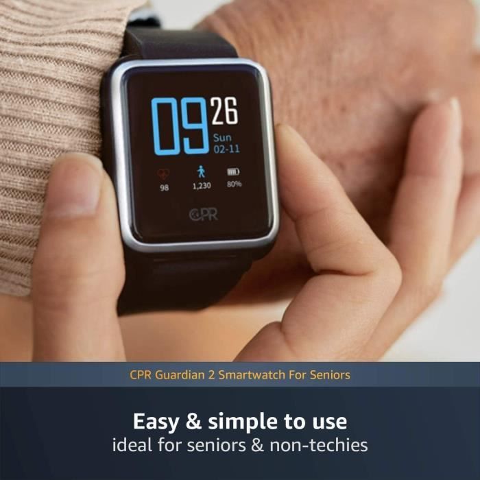 Cpr Guardian Ii Montre Connectée Gps Pour Enfants Avec Bouton Sos Pour