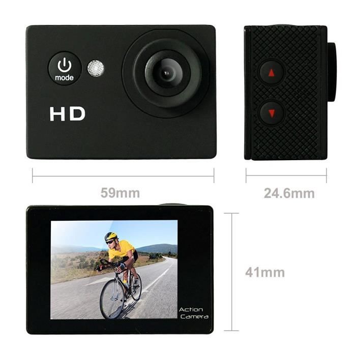 Yuntab 1080p action camera top