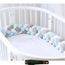 2 2m Tour De Lit Bebe Coussin Serpent Coussin Tresse Pare Chocs Velours Bebe Protection Chambre Decor Blanc Gris Vert Bleu Achat Vente Tour De Lit Bebe 6139692137481 Soldes Sur Cdiscount