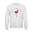 Sweat Shirt Homme Flamant Rose La Vie En Rose Dessin Texte Noir