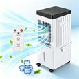 Climatiseur portatif moyen 15L - 3 en 1 Climatiseur - 3 vitesses - Minuterie 7.5H et télécommande -Silencieux -Refroidisseur d'air