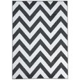 Tapiso Luxury Tapis De Salon Chambre Ado Design Moderne Gris Fonce Blanc Motif Zigzags Fin Tres Doux 120 X 170 Cm Achat Vente Tapis Soldes Cdiscount