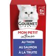 GOURMET MON PETIT - Sélection aux Poissons - 50g - Sachets fraîcheur pour chat adulte-0