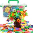 Jeux de Construction et Jouets Neige Flocon 500 pcs DIY de Design Puzzle Cubes de éducatif pour Les Enfants-0