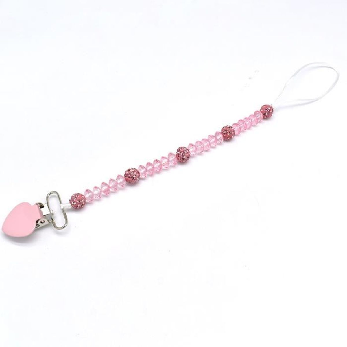 Manyo 5 Pcs Attache-sucette Personnalis/ée Rose Pince Attache T/étine en Bois,sans BPA Pacifier Clip T/étine Sucettes B/éb/é- Chat