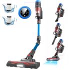 MONMECD Aspirateur Balai sans Fil,3 vitesses,45Kpa/400W,60 min,Tube pliable,Batterie amovible,Brosse anti-enchevêtr,poils d’animaux