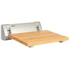 oneConcept Arielle Siège de douche pliable - Charge 160kg max. - Bois de bambou & aluminium