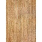 THE DECO FACTORY Tapis salon en jute tressé main lignes naturel 160x230