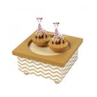 Boite à Musique Magnétique - TROUSSELIER - Sophie la Girafe - Jaune - Bébé - A partir de 3 ans