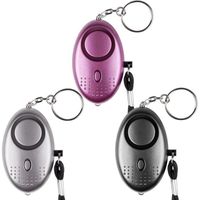 Alarme personnelle d'urgence - Qoosea - Scream Safesound - 130dB - LED Lampe de Poche - Violet