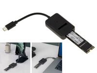 Adaptateur SSD M2 vers USB3.2 Gen2 10GB type C - Support M2 NVMe et SATA B M et B+M - Dock USB M.2 pour PC et Smartphone