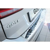 Adapté protection de seuil de coffre pour VW Golf VII Variant année 2017- [Argent brillant]