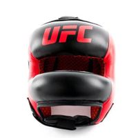 Casque de boxe intégral Pro "Full face" - Noir et rouge