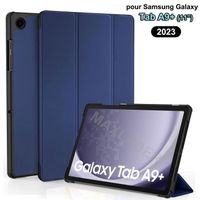 Housse pour Samsung Galaxy Tab A9+ (11") Coque pour Galaxy Tab A9 Plus 11" 2023 SM-X210/215/216 - Bleu