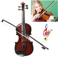 Ywei Jouet Musique Violon Pour Enfant Cadeau Fête Noël Instrument Simulation Educatif ABS 38x13x5cm