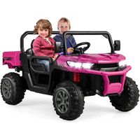 COSTWAY Voiture de Sport Électrique 12V pour Enfants 3-8Ans, 2 Portes Papillons