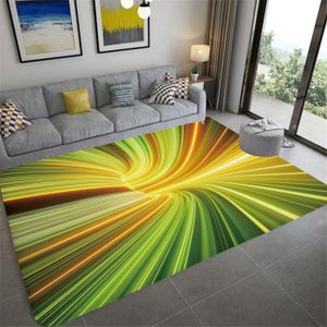TAPIS tapis enfant tapis de chambre tapis couloir tapis cuisine Tapis d'illusion de Vortex 3D,moquette de sol pour- 40x120cm 16x47 inch-C
