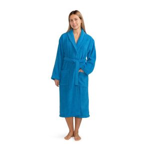 Robe De Chambre Longue à Fermeture éclair Pour Femme - Polaire épaisse Et Douce - Col Montant - Taille M à XL - Idéale Pour L'hiver Et La Maison