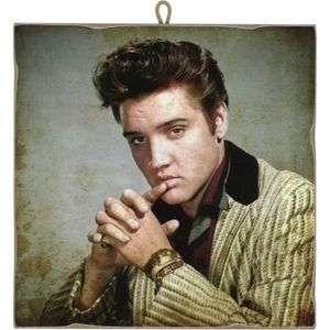TABLEAU - TOILE Tableau Elvis Presley Vintage - Impression sur Boi